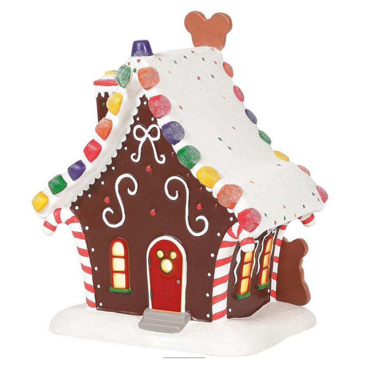 Disney: Mickey's Village Gingerbread House Statue