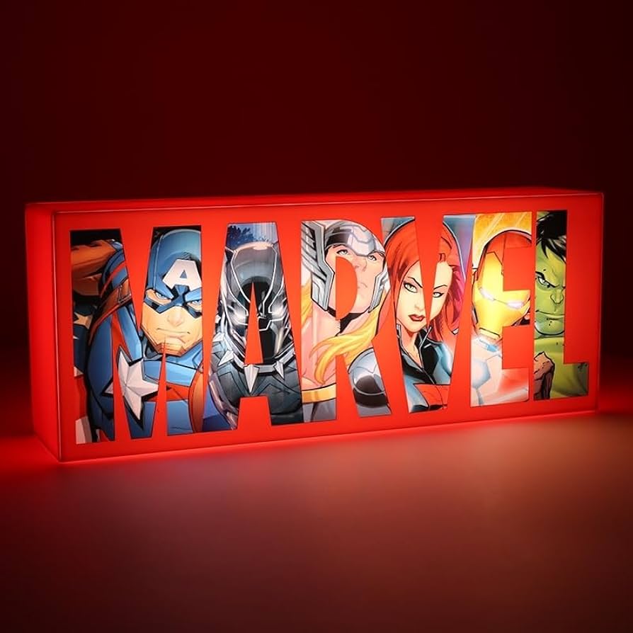 Paladone Marvel - Avengers Logo Light - Free Standing & Wall Mountable