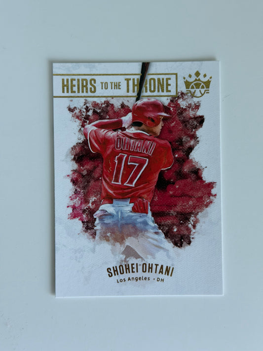 2019 Panini Diamond Kings — Heirs to the Throne - Shohei Ohtani / Ichiro - #HTT-4 - Raw Ungraded Card