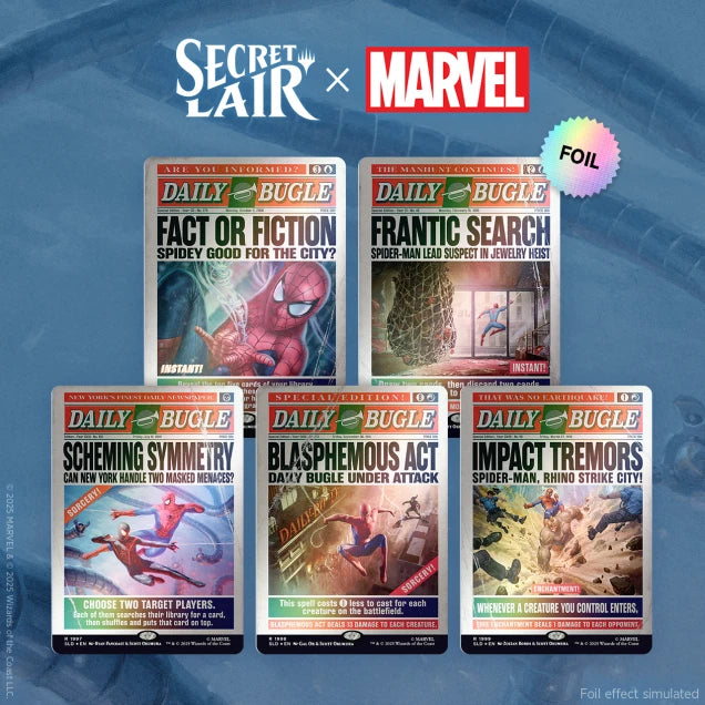 Magic: The Gathering - Secret Lair x Marvel's Spider-Man: Daily Bugle Breaking News Foil Edition (SEALED)