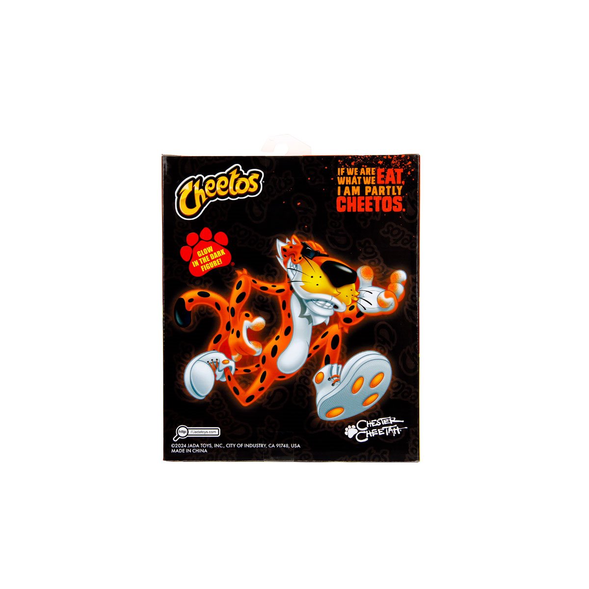 Cheetos Chester Cheetah Flamin' Hot Glow-in-the-Dark 6-Inch Action Figure - Jada Toys