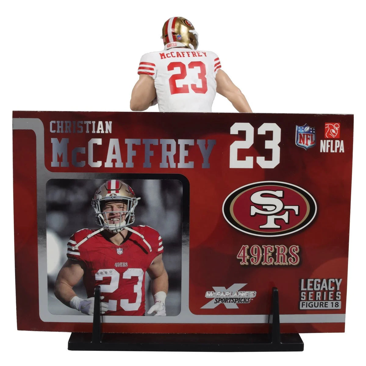 McFarlane NFL 2024 - Christian McCaffrey - WHITE CHASE EDITION - Wave 2 San Francisco 49ers