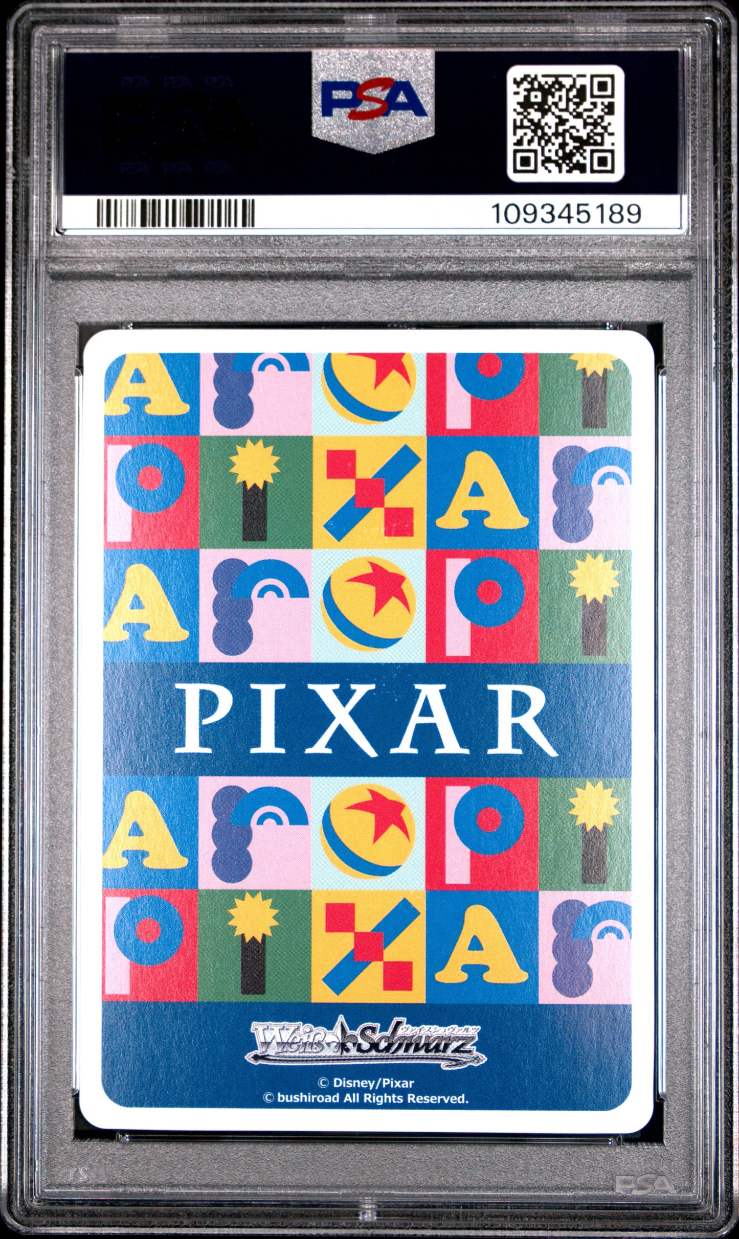 Pixar Weiss Schwarz Japanese Andy Toy Story Gold Stamp PIXAR 046 PSA 10