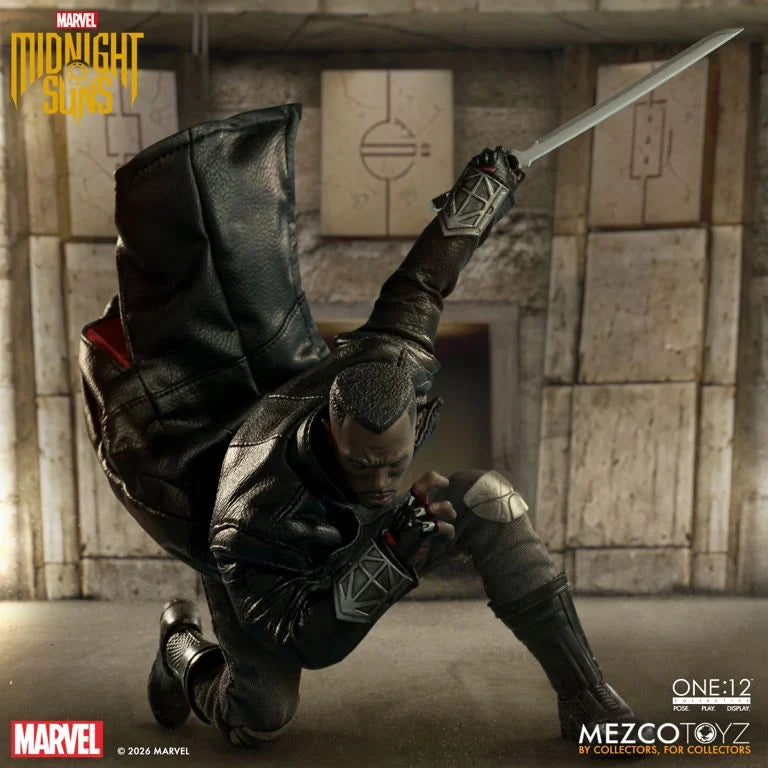 Mezco One:12 Collective Blade Midnight Sons Action Figure (PRE-ORDER MAY 2027)