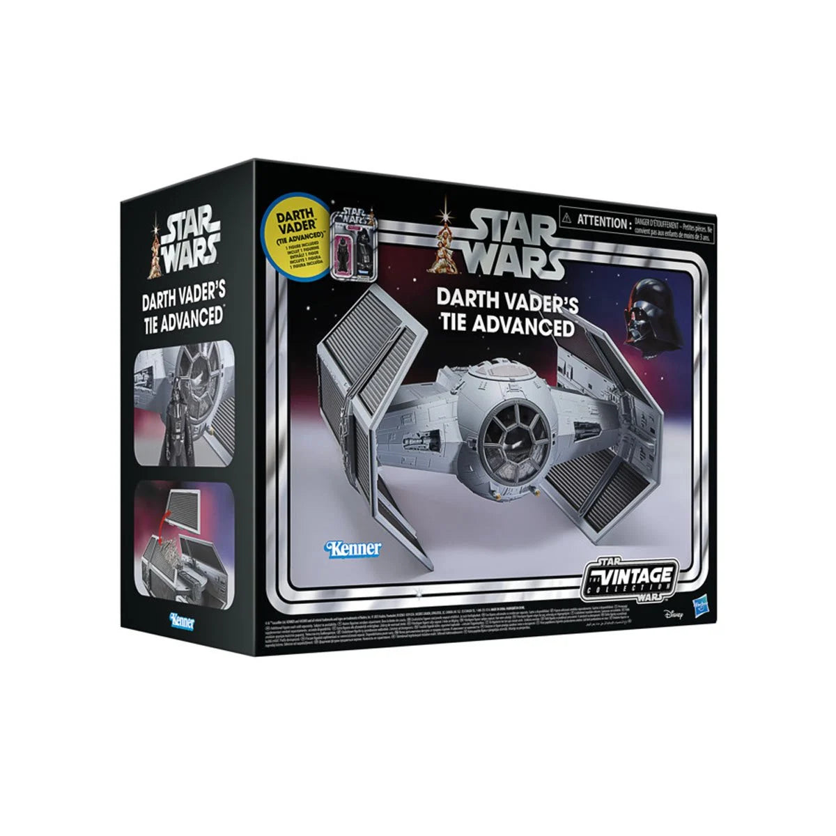 Star Wars The Vintage Collection - Darth Vader's TIE Advanced Vehicle with Carded Action Figure