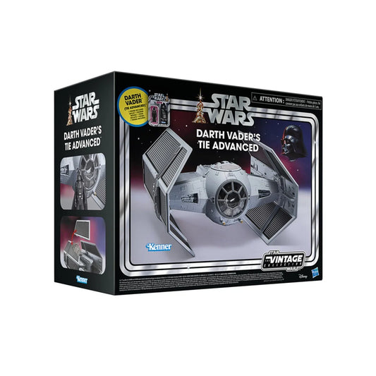 Star Wars The Vintage Collection - Darth Vader's TIE Advanced Vehicle with Carded Action Figure
