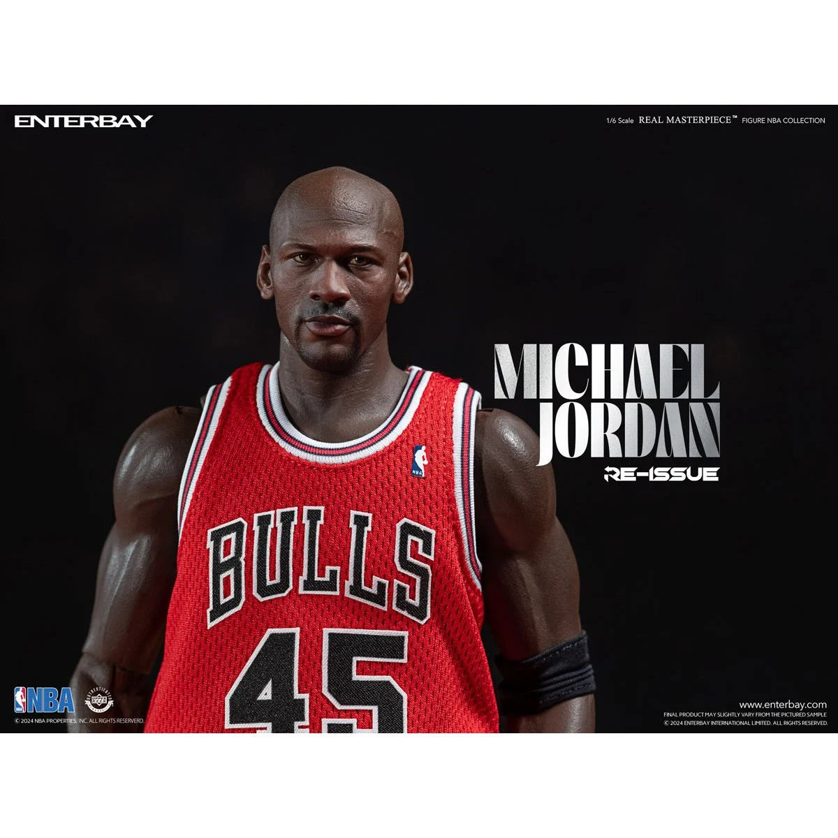 Real Masterpiece - Michael Jordan "I'm Back #45" 1:6 Action Figure - NBA Chicago Bulls  - Enterbay - PRE-ORDER (APRIL 2025)