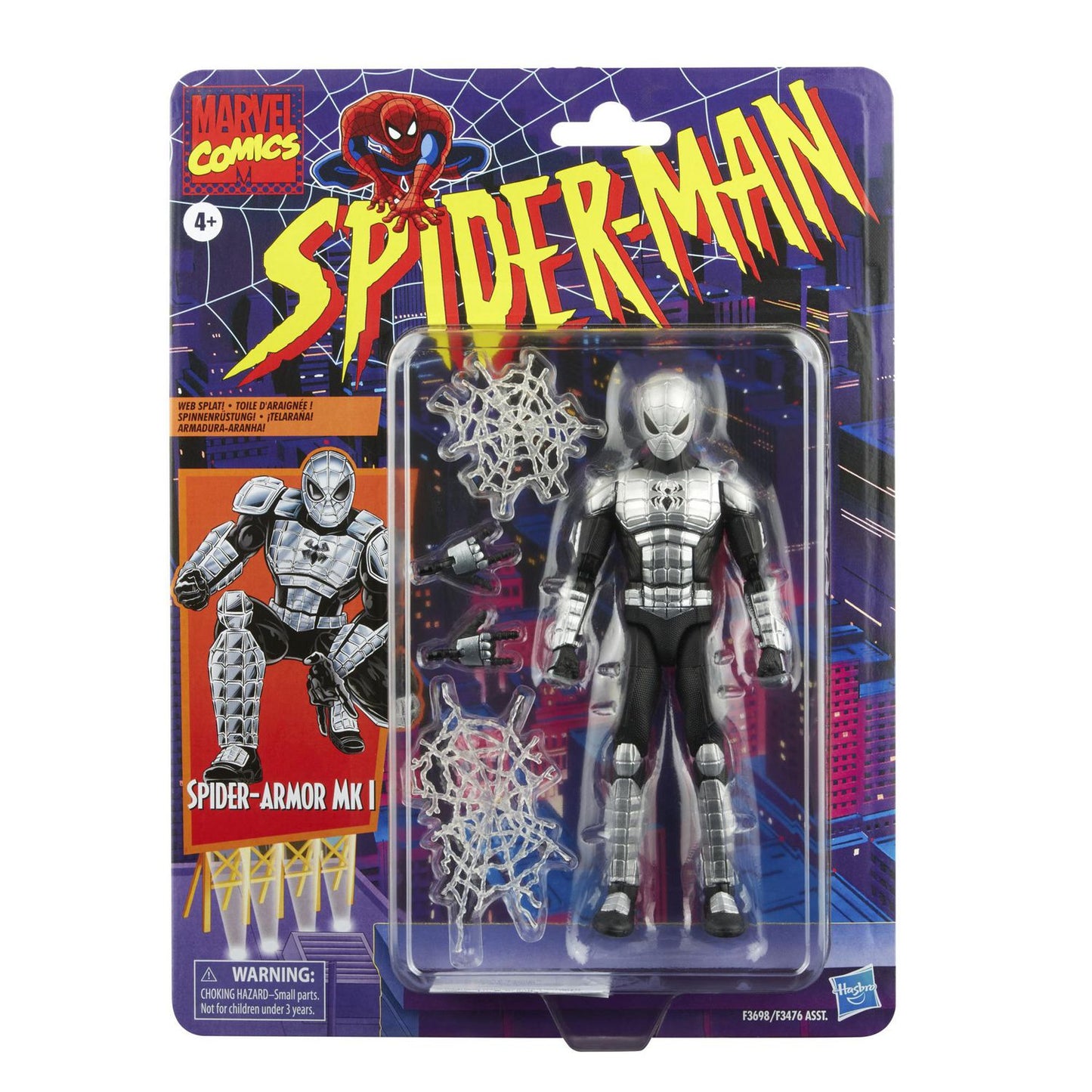 Spider-Man Retro Marvel Legends Spider-Armor MK I 6-Inch Action Figure