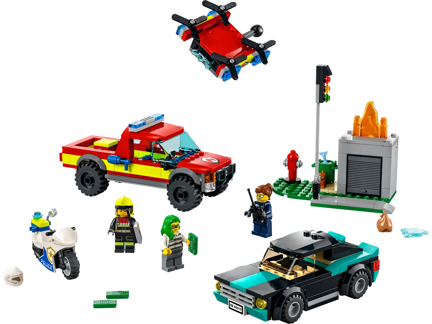 LEGO City - Fire Rescue & Police Chase - 60319 (RETIRED)