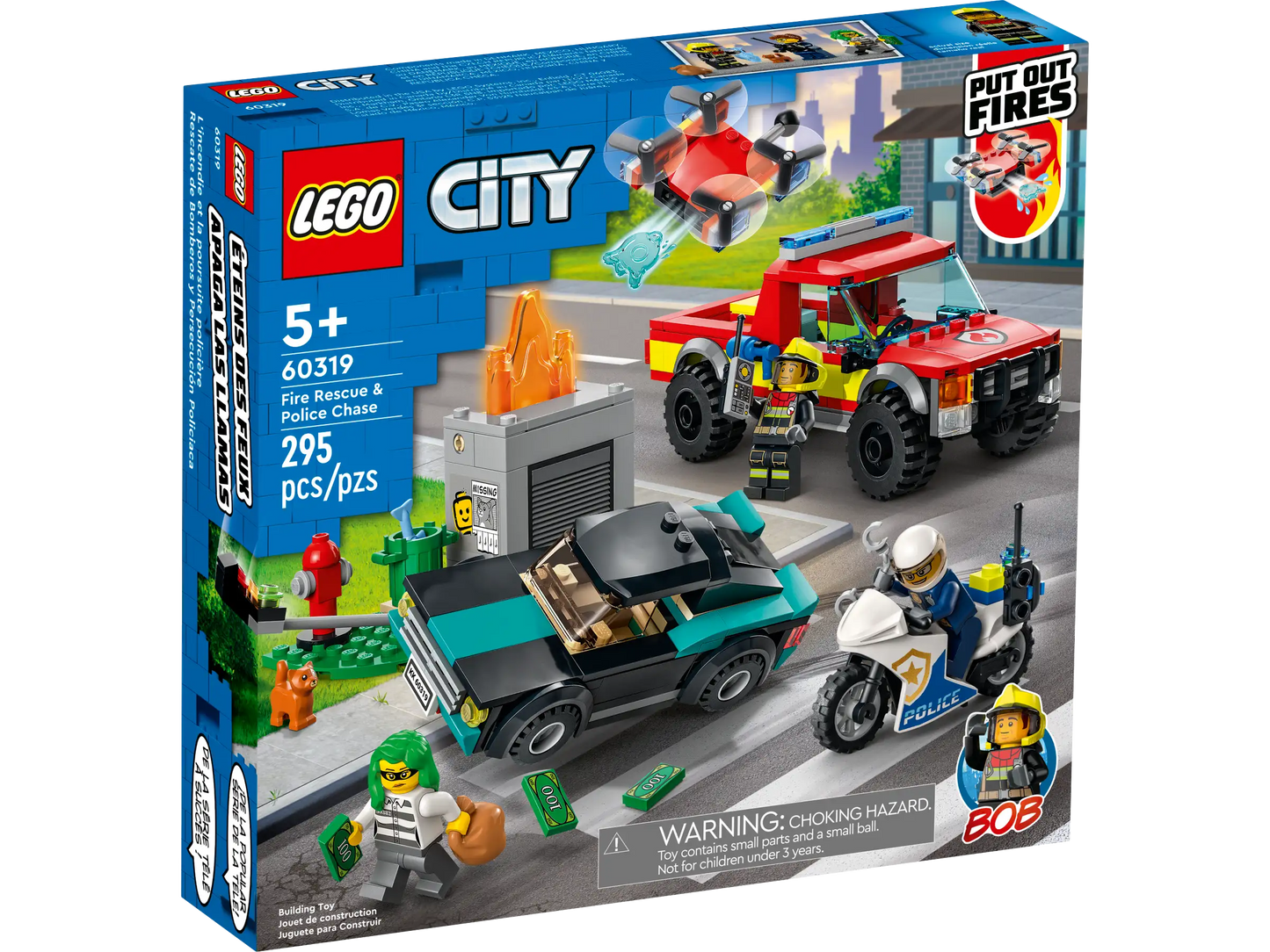 LEGO City - Fire Rescue & Police Chase - 60319 (RETIRED)