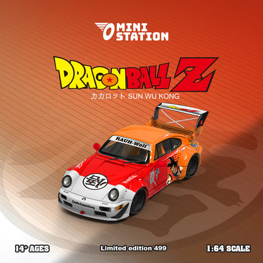 Mini Station - Porsche RWB 964 x DragonBall Z -   Sun Wukong - Limited to /499 - 1:64 Scale
