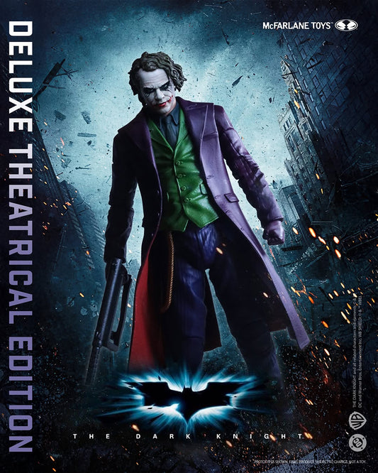 McFarlane DC - The Joker (Deluxe Theatrical Edition) Heath Ledger - The Dark Knight - 7" Action Figure (PRE-ORDER MARCH 2026)