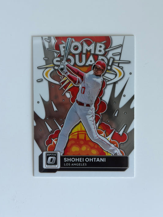 2022 Panini Donruss Optic Baseball — Bomb Squad - Shohei Ohtani - #BS-3 - Raw Ungraded Card