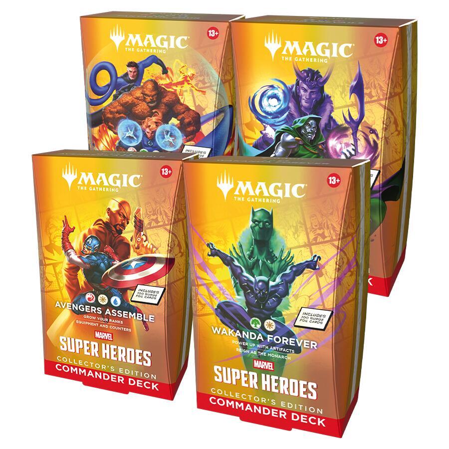 Magic: The Gathering | Marvel Super Heroes - Collector's Edition Commander Deck CASE OF 4  (PRE-ORDER JULY 2026)
