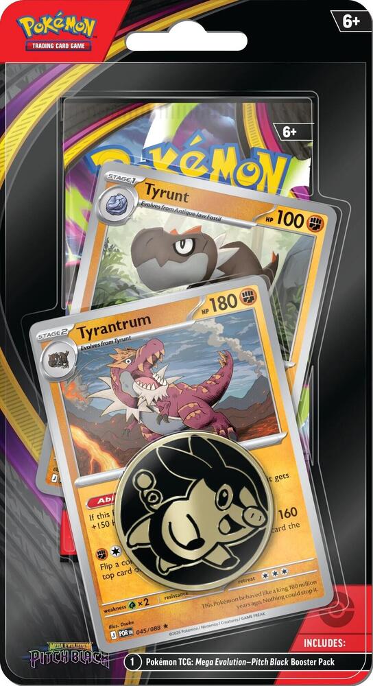 Pokemon Mega Evolution - ME05 Pitch Black - Check Lane Blister Pack (PRE-ORDER JULY 17)