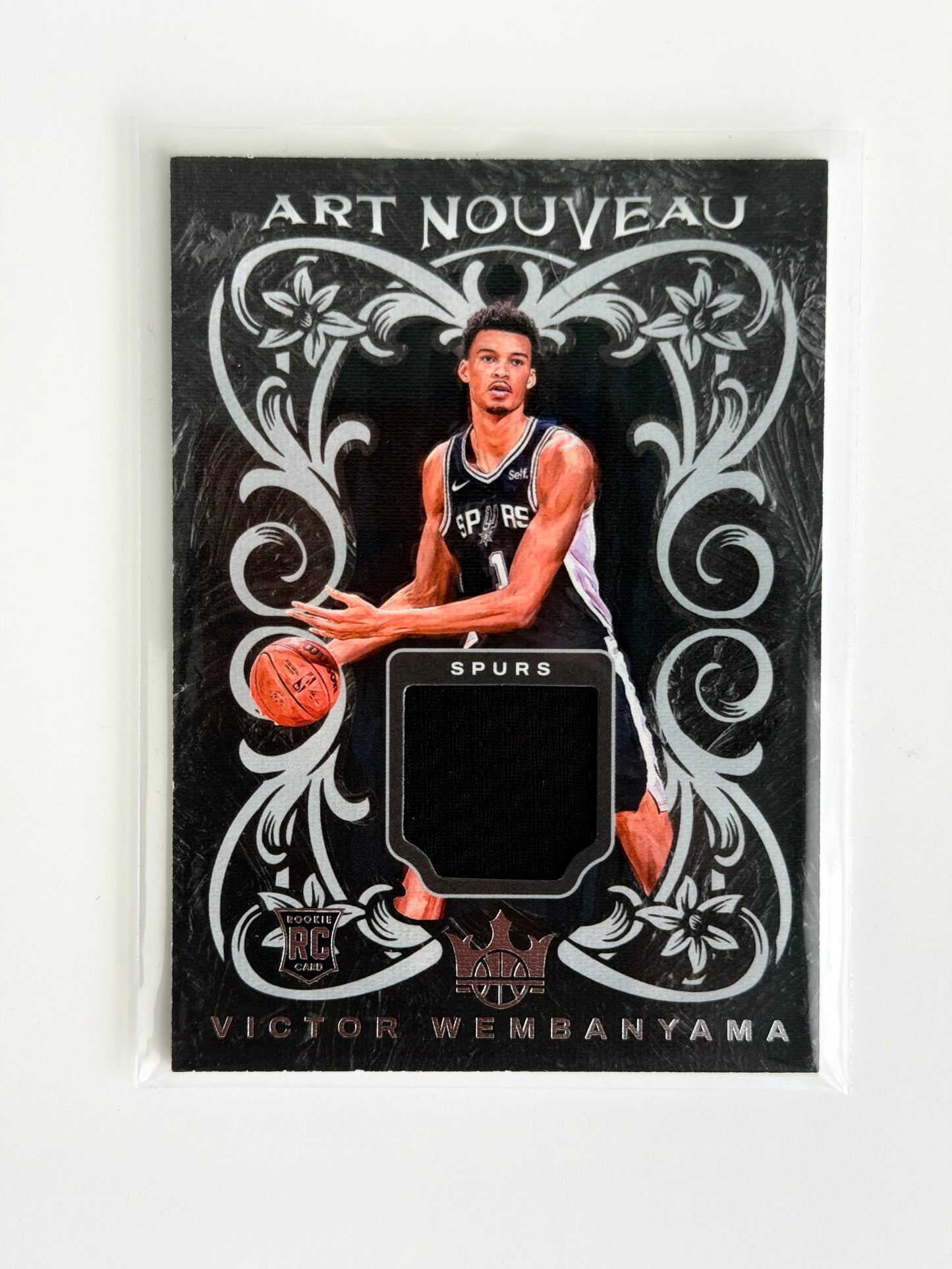 2023-24 Panini - Victor Wembanyama - Court Kings #AN-WEM - Art Nouveau Rookie - Raw Ungraded Card
