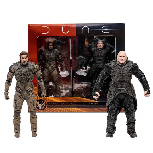 McFarlane Toys - Dune 2 - Gurney Halleck and Rabban 2-Pack Action Figures (10677)