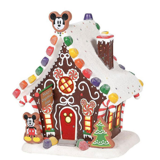 Disney: Mickey's Village Gingerbread House Statue
