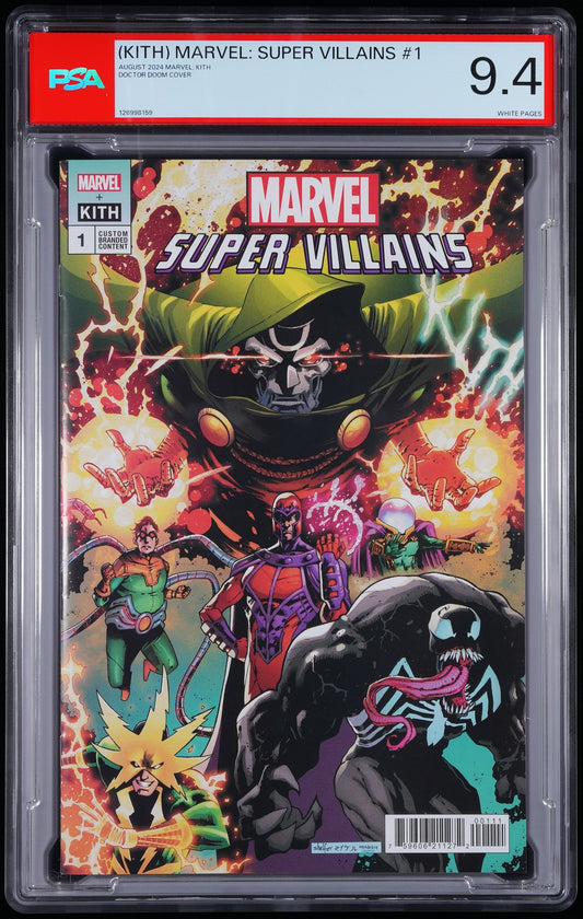 KITH x Marvel - Super Villains (KITH) #1 - August 2024 Doctor Doom Cover - PSA Graded Comic
