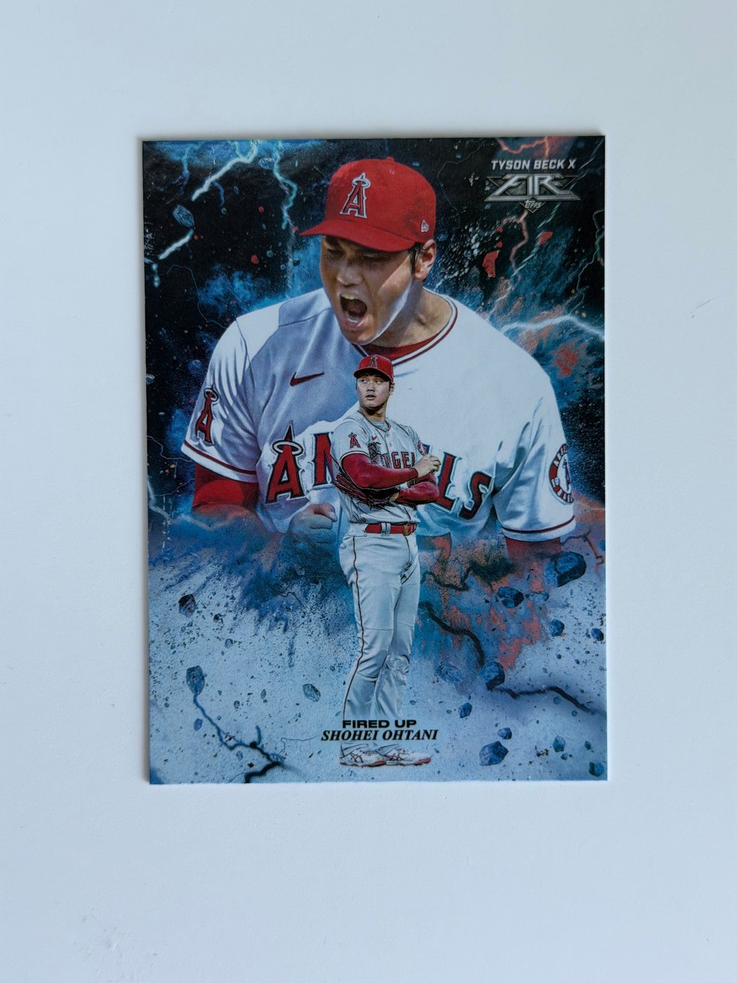 2022 Topps Topps Fire — Fired Up - Shohei Ohtani - #FIU-2 - Raw Ungraded Card