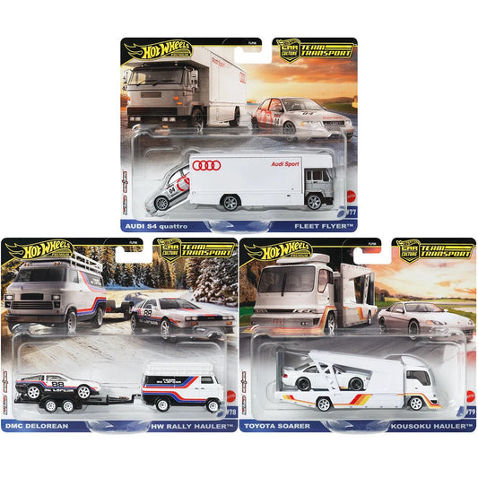 Hot Wheels Premium - Team Transport 2025 Mix 2 - Complete Set - MTFLF56F1