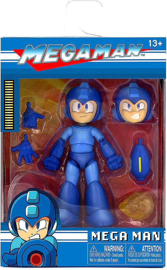 Jada Toys - Mega Man 4" Inch Action Figure 1/12 Scale - Mega Man Blue