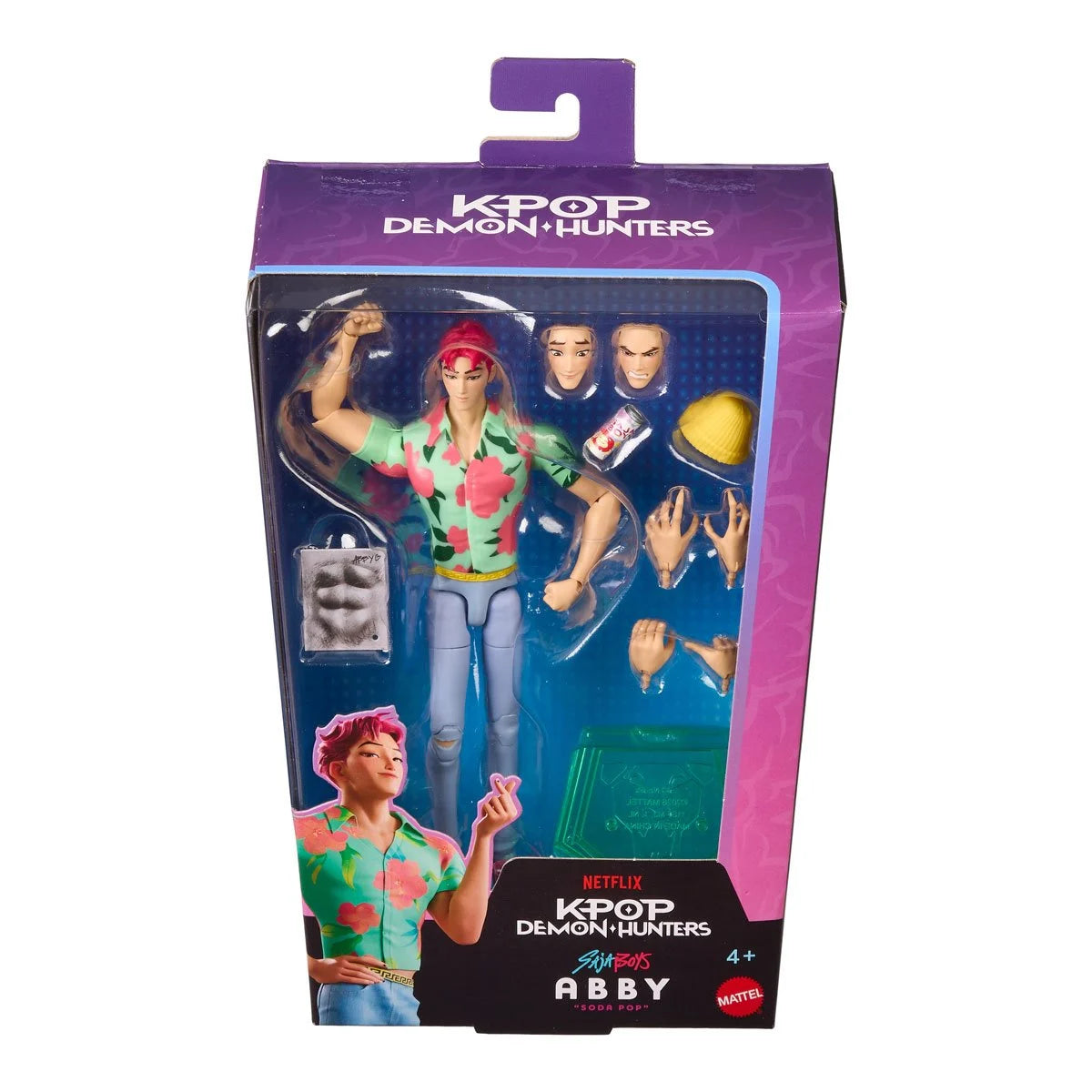 Mattel - KPOP Demon Hunters - Core Action Figure - Complete Set of 5 (Zoey, Mira, Rumi, Jinu, Abby)