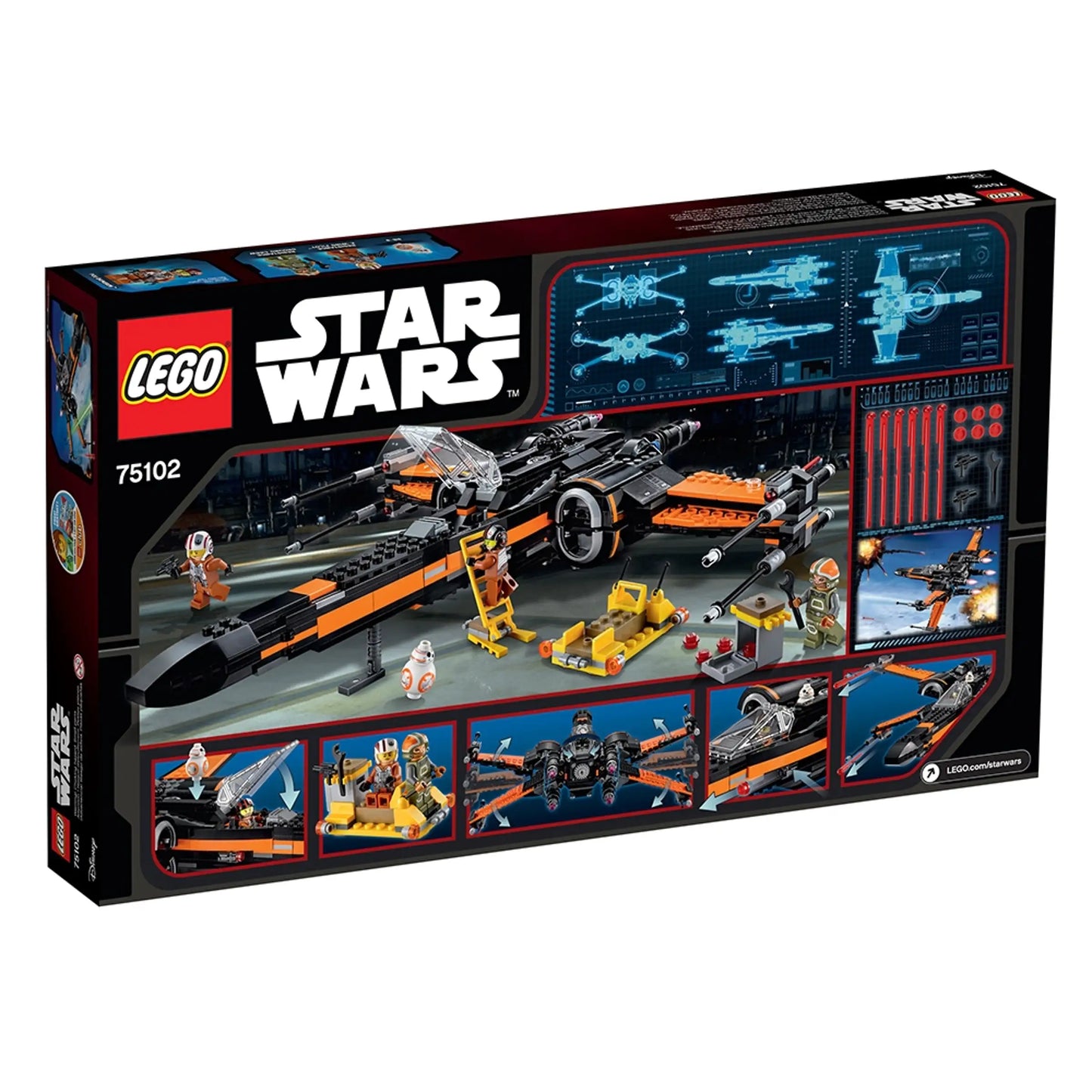 Lego Star Wars - Poe's X-Wing Fighter #75102 (RETIRED)
