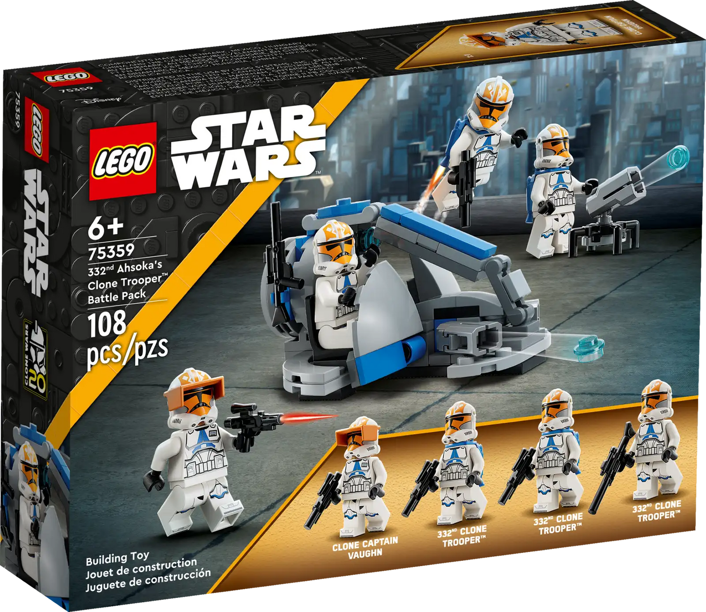 LEGO Star Wars - 332nd Ahsoka's Clone Trooper Battle Pack - #75359 (RETIRED)