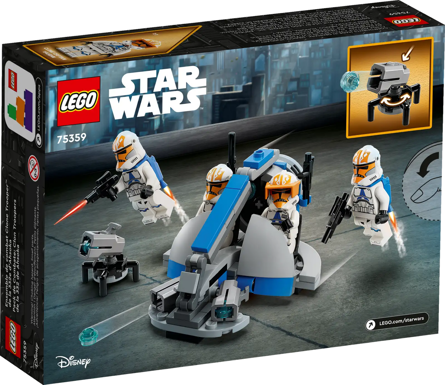 LEGO Star Wars - 332nd Ahsoka's Clone Trooper Battle Pack - #75359 (RETIRED)