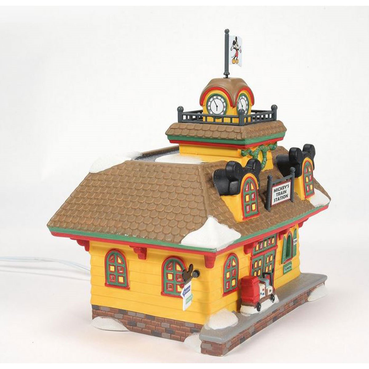 Disney: Mickey's Village Train Station Statue