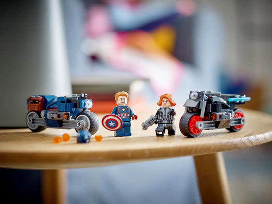 LEGO Marvel - Black Widow & Captain America Motorcycles - #76260 (RETIRED)