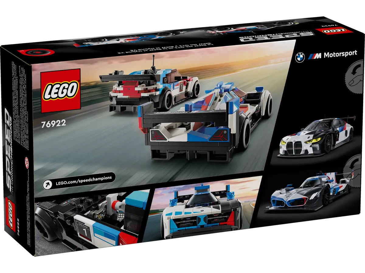 LEGO Speed Champions - BMW M4 GT3 & BMW M Hybrid V8 Race Cars - #76922