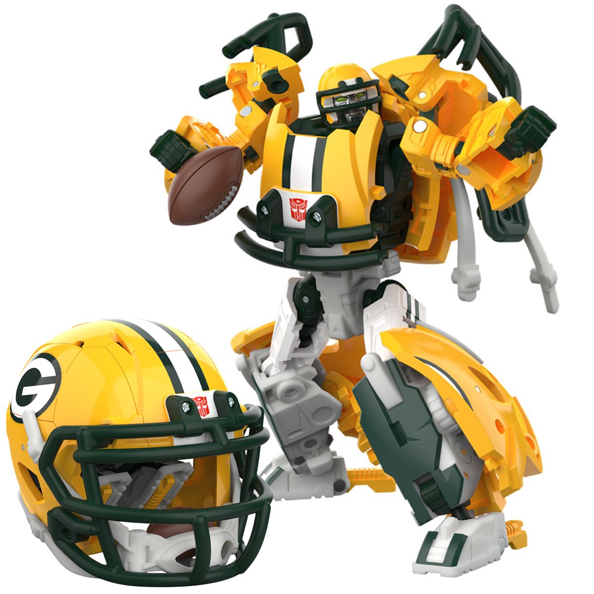 Transformers NFL Green Bay Packers Tundra Prime Action Figure (PRE-ORDER FEB 2026)