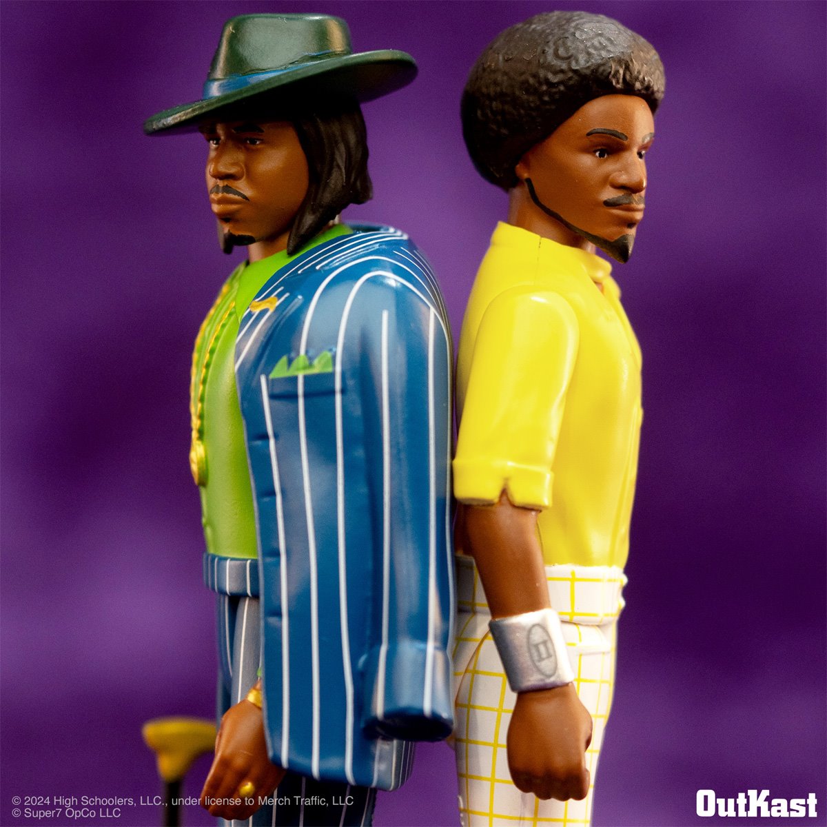 OutKast - Aquemini - Big Boi and André 3000 3 3/4-Inch ReAction Figures - Super78