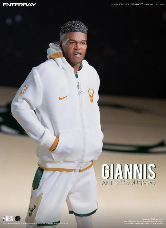 Real Masterpiece - Giannis Antetokounmpo (Championship Edition) - 1:6 Action Figure - NBA Milwaukee Bucks  - Enterbay