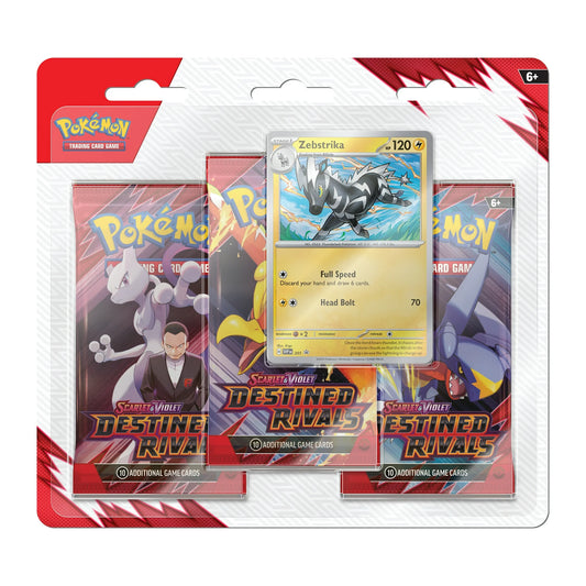 Pokemon - Scarlet & Violet - Destined Rivals - 3 Pack Blister w/ Promo Card