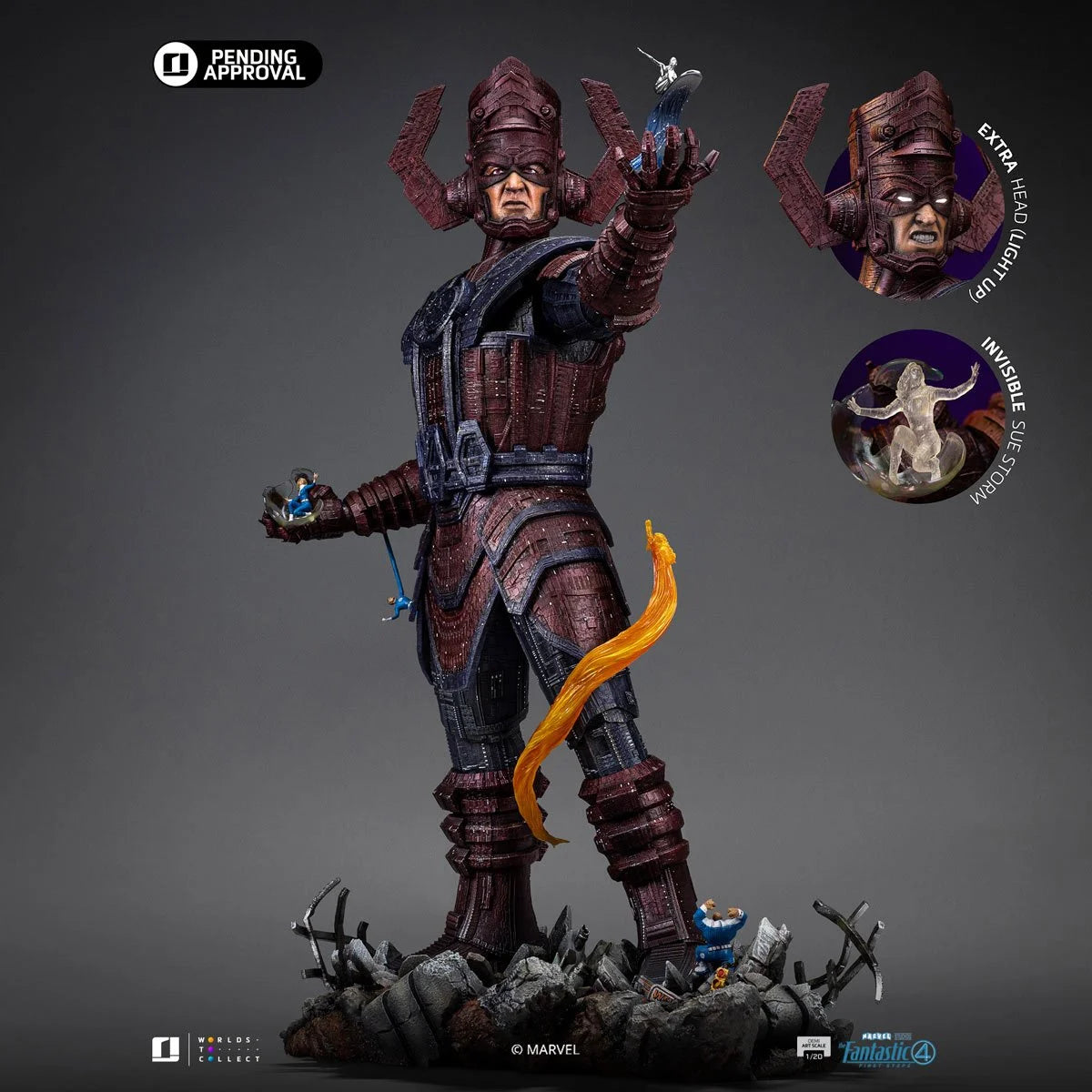 Iron Studios: Fantastic Four Galactus 1:20 Diorama Deluxe Demi Art Scale Limited Edition Statue