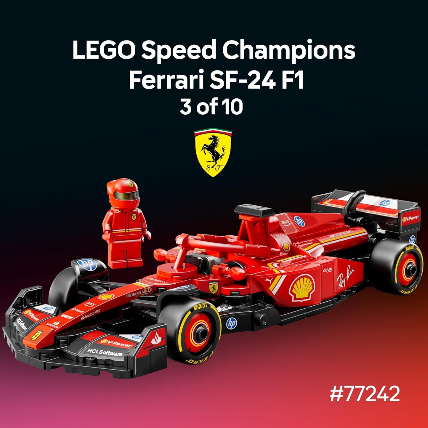Lego Speed Champions - Ultimate Formula 1 Collector's Pack - Contains 10 F1 Sets - Includes Exclusive Poster #66802