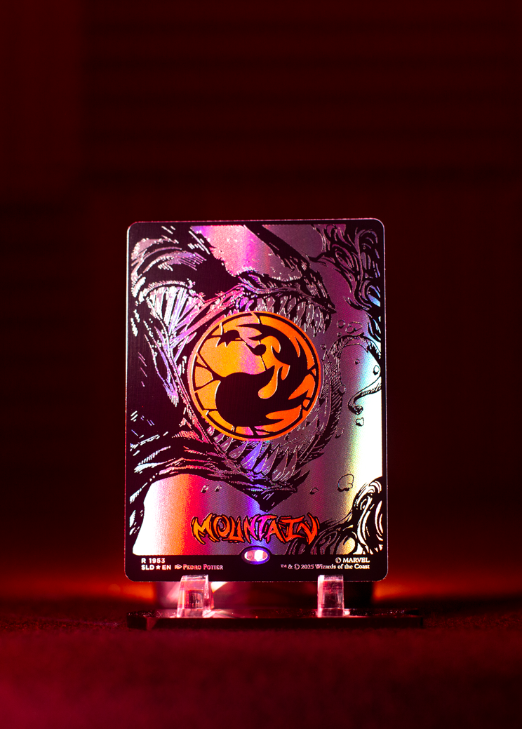 Magic: The Gathering - Secret Lair x Marvel's Spider-Man: Mana Symbiote Raised Foil Edition (SEALED)