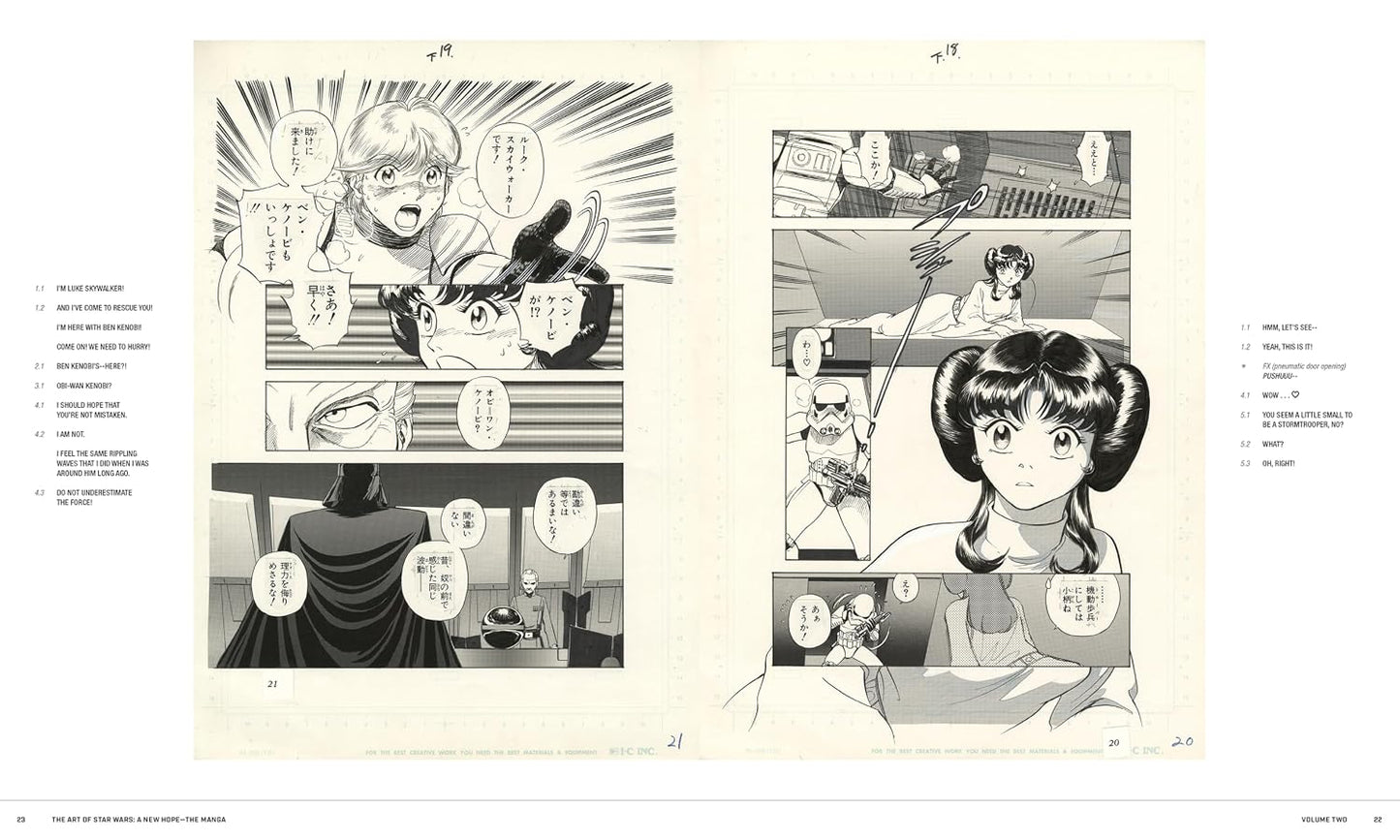 The Art of Star Wars: A New Hope - The Manga Volume 1 & Volume 2 Set -  English Edition - Hisao Tamaki