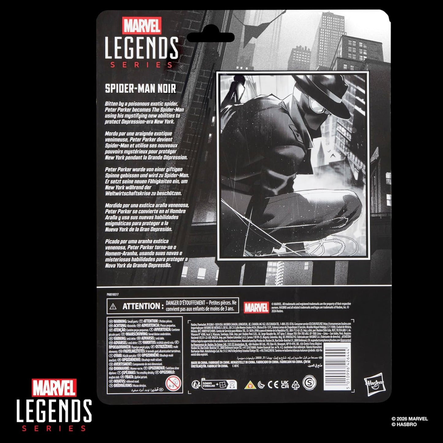 Marvel Legends Series - Spider-Man Noir - Retro Card Back Series (PRE-ORDER AUGUST 2026)