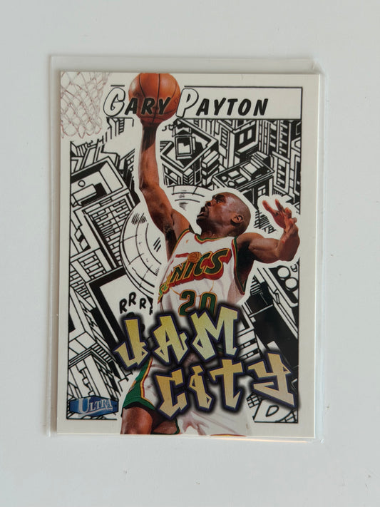1997 Fleer Ultra — Jam City - Gary Payton - #13 - Raw Ungraded Card