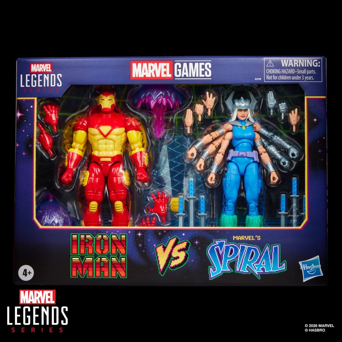 Marvel Legends Series - Marvel Games Iron Man vs Marvel’s Spiral 6" Action Figures - (PRE-ORDER NOV 2026)
