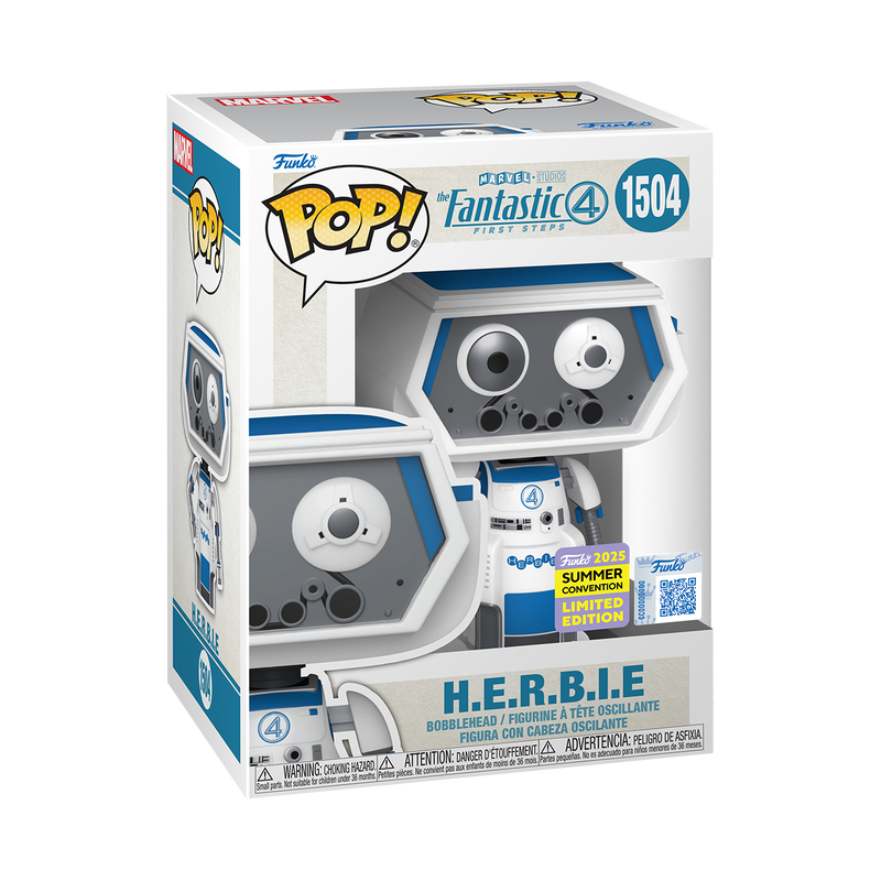Funko Pop! SDCC 2025 Exclusive - Fantastic Four- H.E.R.B.I.E. - #1504
