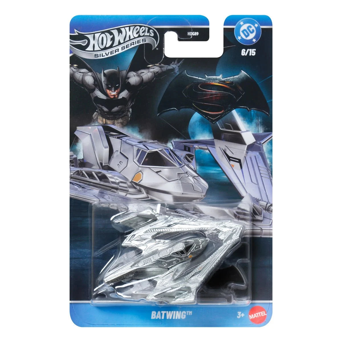 Hot Wheels Silver Series - Batman Themed 2026 Mix 2 - Complete set of 5 Cars (956T)