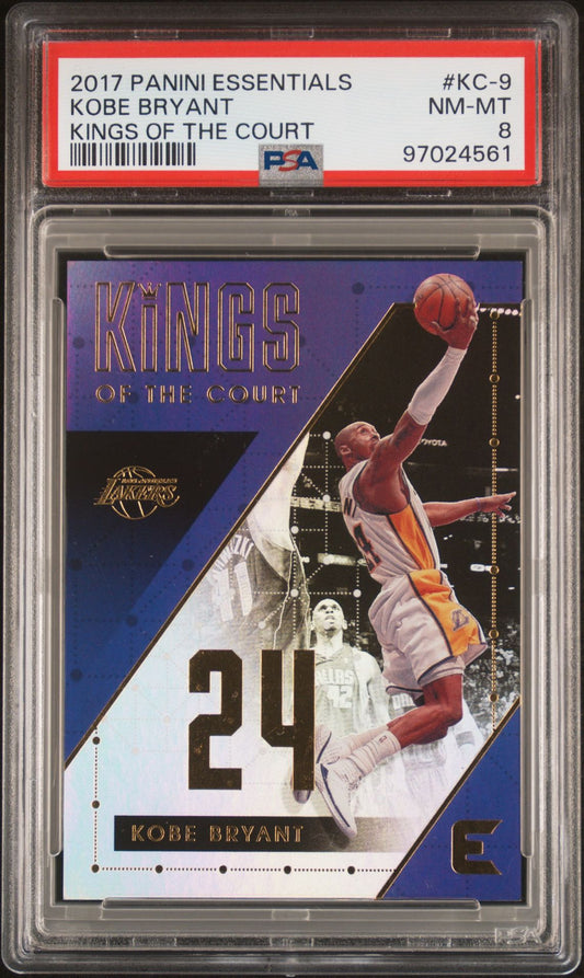 2017 Panini Essentials - Kobe Bryant - Kings of the Court - #KC9 - PSA Graded Card