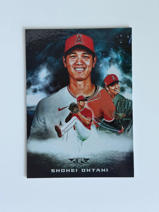 2020 Topps Topps Fire — Smoke & Mirrors - Shohei Ohtani - #SM-16 - Raw Ungraded Card