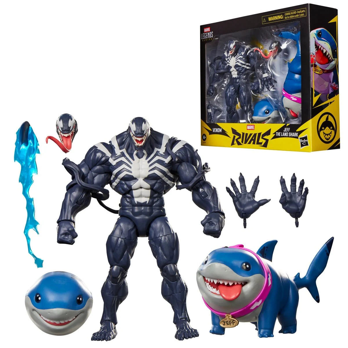 Marvel Legends Series - Marvel Rivals Venom & Jeff the Land Shark - 6-Inch Action Figures (PRE-ORDER SEPT 2026)