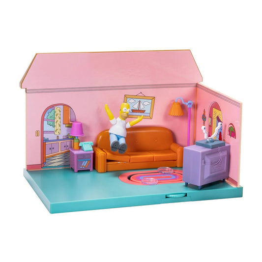 The Simpsons House Living Room Diorama Playset - Jakks Pacific